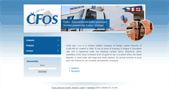 Desktop Screenshot of cfos.cz
