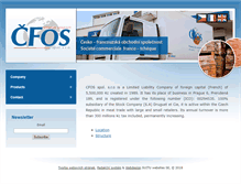 Tablet Screenshot of cfos.cz
